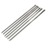 50mmx5m Exhaust Heat Wrap Insulation Pipe Tape Titanium Glass Fiber With 6 Stainless Ties