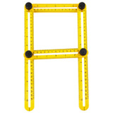 Professional Angle Template Tool Angle Measuring Tool Protractor Multi-Angle Ruler Layout Tool Ruler