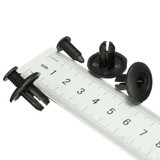 100pcs 8mm Plastic Rivets Fastener Clips Pushpin For Car Auto Fender Bumper