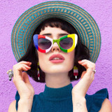 Color TV Cat Eye Sunnies