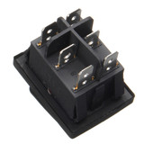 On-Off-On 6 Pin 12V Car Boat LED Light Rocker Toggle Switch Latching Waterproof