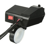 12V 3.1A Waterproof Voltage Volt Meterr USB Power Charger Socket For Motorcycle ATV Scooter