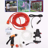 80W 12V 130PSI Portable High Pressure Car Electric Washer Car Washing Machine Water Pump