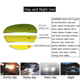 Men's Polarized Sunglasses Day Night Vision UV400 Eyewear Driving Pilot Sun Glasses
