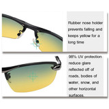 Men's Polarized Sunglasses Day Night Vision UV400 Eyewear Driving Pilot Sun Glasses Men's Polarized Sunglasses Day Night Vision UV400 Eyewear Driving Pilot Sun Glasses