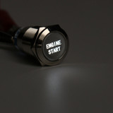 12V 19MM Waterproof Car AUTO Metal Momentary Engine Start Push Button Switch LED