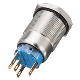 12V 19MM Waterproof Car AUTO Metal Momentary Engine Start Push Button Switch LED