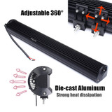22 Inch 648W LED Light Bars Flood Spot Combo Beam Driving Lamp for Truck Off Road Boat