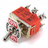 Car Toggle DPDT ON-OFF Switch Auto Parts 6-Pin 15A 250V