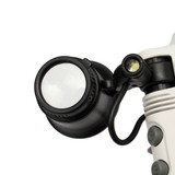 DANIU Portable Head Wearing Magnifying Glass 10X 15X 20X 25X LED Double Eye Repair Magnifier Loupe