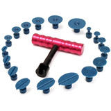 Car Dent Repair Puller Paintless Removal T-Hanle Bar Tool with 18 Tabs
