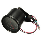 13000 RPM Motorcycle Red+Blue LED Tachometer Speedometer Gauge Universal