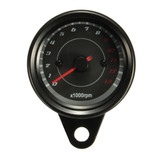13000 RPM Motorcycle Red+Blue LED Tachometer Speedometer Gauge Universal