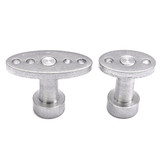 6pcs Aluminum PDR Pulling Puller Tabs Paintless Dent Hail Buckle Car Repair Tools