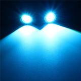 Pair 12V Spot Lightt LED Flashlight Motorcycle Headlight Daytime Running Light