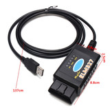 ELM327 USB Modified OBD2 Car Diagnostic Scanner For Ford MS-CAN HS-CAN Mazda Forscan