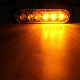 18W LED Car Strobe Light Emergency Lamp Warning Flashing Lighting Amber/White