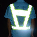 Traffic Security Vest High Safety Visibility Reflective Stripe Gear