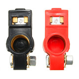 6/12/24V Adjustable Car Battery Terminal Clamp Clips Connector Positive Negative