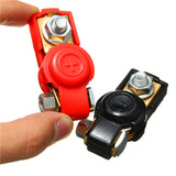 6/12/24V Adjustable Car Battery Terminal Clamp Clips Connector Positive Negative