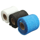 1m 2inch Virgin Glass Fiber Exhaust Pipe Insulation Heat Wrap Tape