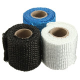 1m 2inch Virgin Glass Fiber Exhaust Pipe Insulation Heat Wrap Tape