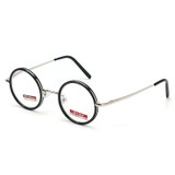 KCASA Retro Round Light Weight Magnifying Reading Glasses