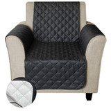KCASA KC-PCP1 Reversible Quilted Furniture Protector Cover Solid Color Recliner Sofa Cover Home Decor