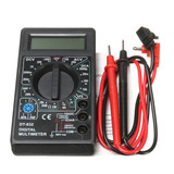 DANIU DT832 Digital LCD Multimeter Ohm Voltage Ampere Meter Buzzer Function with Test Probe