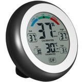 DANIU Multifunctional Digital Thermometer Hygrometer Temperature Humidity Meter Max Min Value Trend Display ℃/℉ Touch Screen