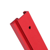 Machifit 800mm Red Aluminum Alloy T-track Woodworking 45x12.8mm T-slot Miter Track