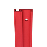 Machifit 800mm Red Aluminum Alloy T-track Woodworking 45x12.8mm T-slot Miter Track