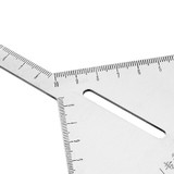 Drillpro Triangle Ruler Multifunction Floor Drain Angle Ruler Pattern Tile Ruler Stainless Steel Measuring Tool