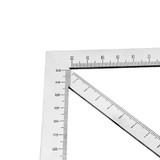 Drillpro Triangle Ruler Multifunction Floor Drain Angle Ruler Pattern Tile Ruler Stainless Steel Measuring Tool