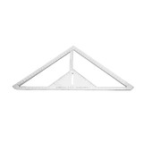 Drillpro Triangle Ruler Multifunction Floor Drain Angle Ruler Pattern Tile Ruler Stainless Steel Measuring Tool