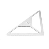 Drillpro Triangle Ruler Multifunction Floor Drain Angle Ruler Pattern Tile Ruler Stainless Steel Measuring Tool