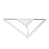 Drillpro Triangle Ruler Multifunction Floor Drain Angle Ruler Pattern Tile Ruler Stainless Steel Measuring Tool