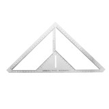 Drillpro Triangle Ruler Multifunction Floor Drain Angle Ruler Pattern Tile Ruler Stainless Steel Measuring Tool