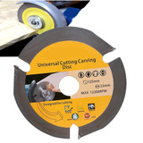 Drillpro 115x22.2x2.2mm 3T Circular Saw Blade Wood Cutting Disc Multitool Grinder Carbide Tipped Saw Disc