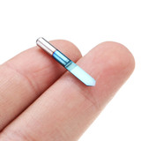 Drillpro 10pcs 0.1/0.2/0.3mm 90 Degree Engraving Bit Blue NANO Coated  Flat Bottom PCB Engraving Bit Carbide CNC Router Tool
