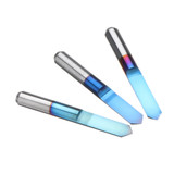 Drillpro 10pcs 0.1/0.2/0.3mm 90 Degree Engraving Bit Blue NANO Coated  Flat Bottom PCB Engraving Bit Carbide CNC Router Tool