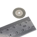 10pcs 20mm Diamond Grinding Wheel Slice with Two 3mm Shank Mandrels for Dremel Rotary Tool