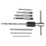Drillpro T Handle Screw Tap Wrench with M3-M6 Taps and Drills