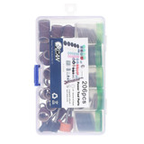 206pcs 1/8 Inch Shank Rotary Tools Accessories Set Sanding Polishing Bits Kit with Storage Box For Dremel Grinder