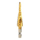 4pcs HSS Spiral Grooved Step Drill Bit 3-12/4-12/4-20/4-32mm Step Drill