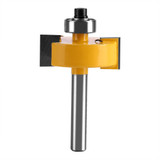 Drillpro 1/8 1/4 5/16 3/8 7/16 1/2 Inch Depth Rabbeting Bit with Interchangeable Bearing Router Bit