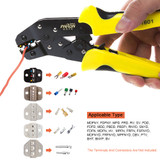 Paron® JX-D4301 Multifunctional Ratchet Crimping Tool Wire Strippers Terminals Pliers Kit