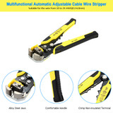 Paron® JX-D4301 Multifunctional Ratchet Crimping Tool Wire Strippers Terminals Pliers Kit