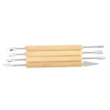 42Pcs Wooden Clay Sculpting Tools Pottery Carving Tool Set Modeling Craft Hobby