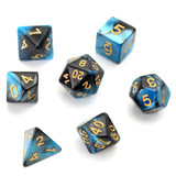 ECUBEE 42 Pcs Polyhedral Dice Double-Color For Role Pliaying Game Dice Set With Bag